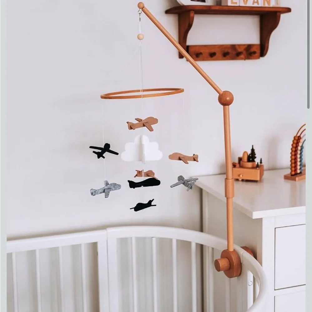 Airplanes in the Cloud Baby Crib Mobile - Nursery Decorations NWT - Picture 2 of 3